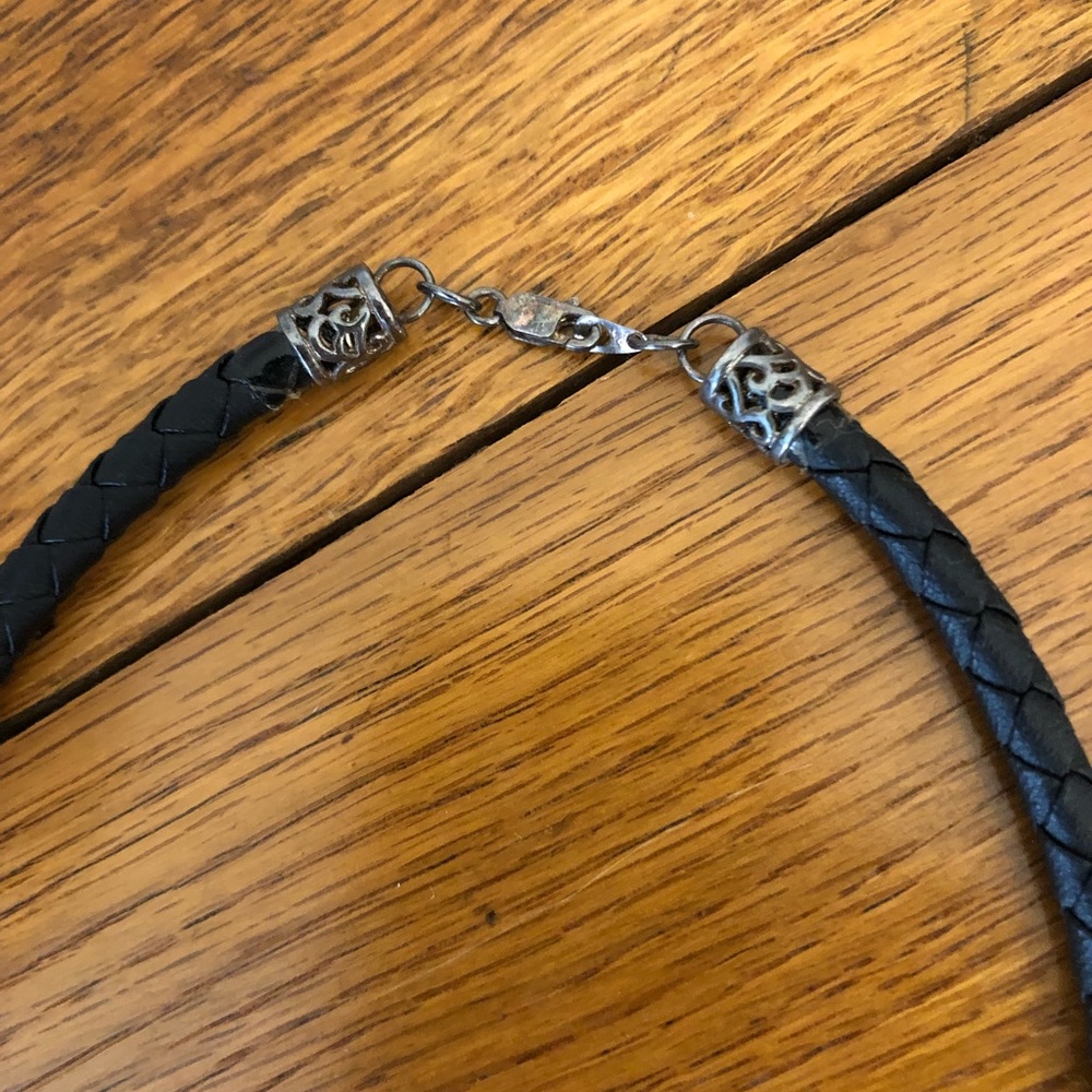 Fake Pearl Braided Necklace - Picture 3 of 3